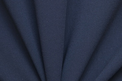 Костюмная ткань с вискозой "Бриджит", 210 гр/м2, шир.150см, цвет т.синий - купить в Нижнем Новгороде. Цена 564.96 руб.