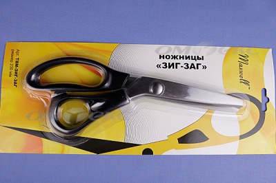 Ножницы ЗИГ-ЗАГ "MAXWELL" 230 мм - купить в Нижнем Новгороде. Цена: 1 041.25 руб.