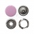 Кнопка рубашечная (закрытая) 9,5мм - эмаль, цв.003 - розовый - купить в Нижнем Новгороде. Цена: 5.74 руб.