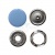 Кнопка рубашечная (закрытая) 9,5мм - эмаль, цв.182 - св.голубой - купить в Нижнем Новгороде. Цена: 5.74 руб.