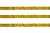 Пайетки "ОмТекс" на нитях, SILVER SHINING, 6 мм F / упак.91+/-1м, цв. 48 - золото - купить в Нижнем Новгороде. Цена: 356.19 руб.