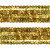 Тесьма с пайетками D16, шир. 20 мм/уп. 25+/-1 м, цвет золото - купить в Нижнем Новгороде. Цена: 786.13 руб.