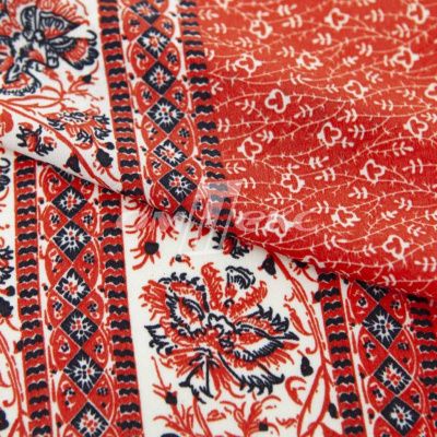 Плательная ткань "Фламенко" 24.1, 80 гр/м2, шир.150 см, принт этнический - купить в Нижнем Новгороде. Цена 243.96 руб.